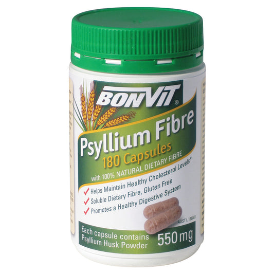 Bonvit Bonvit Psyllium Fibre 550mg 180c