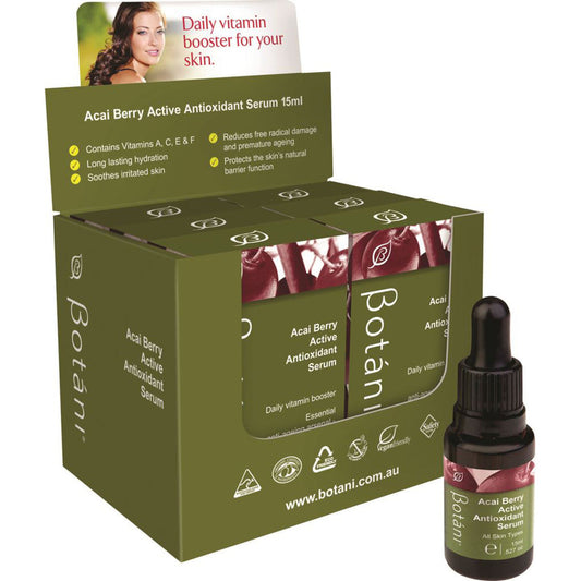Botani Botani Acai Berry Active Antioxidant Serum 15ml x 6 Display