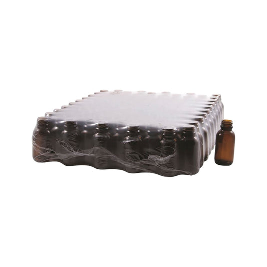 Bottle Glass Amber 50ml (24mm neck diameter) x 110 Tray