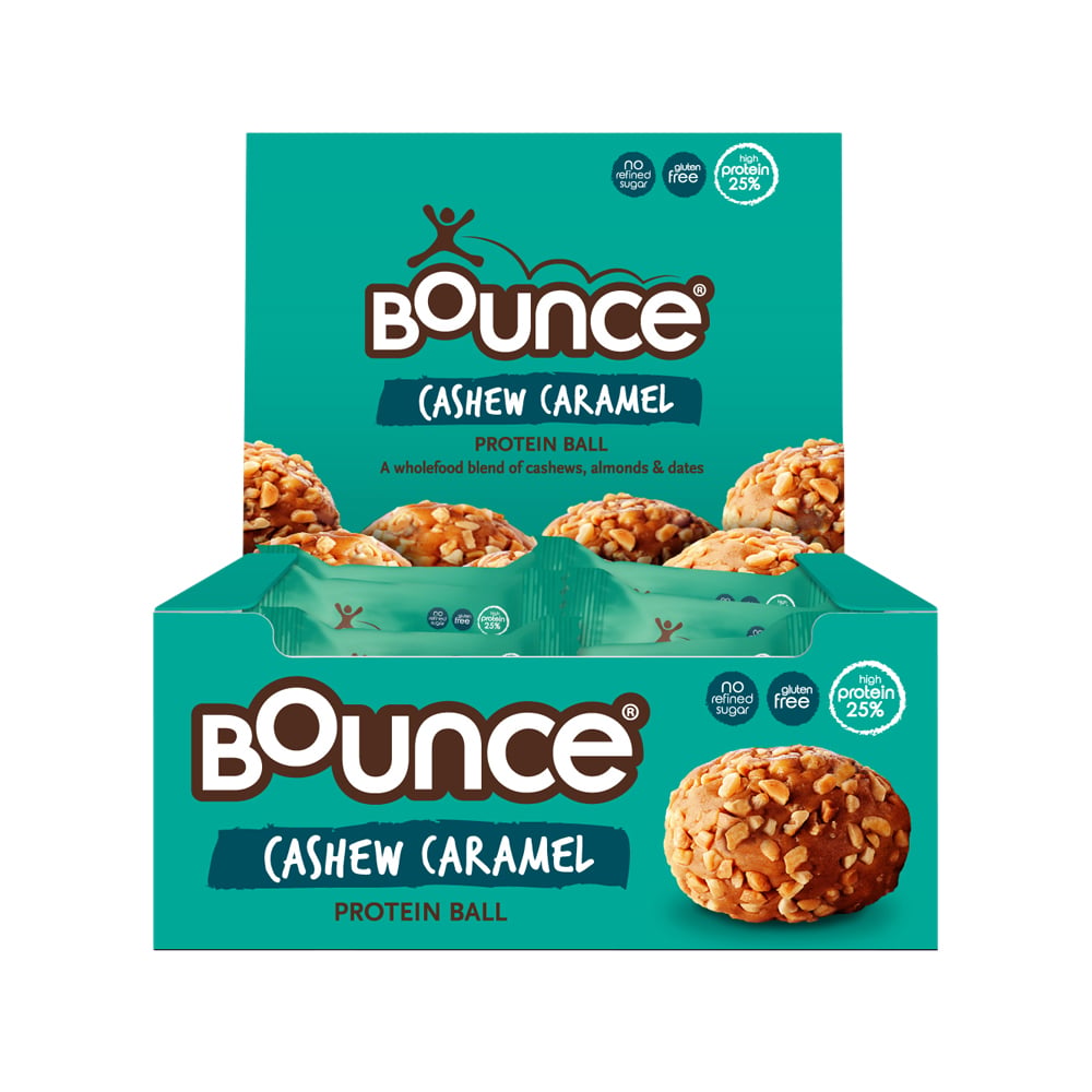 Bounce Protein Balls Cashew Caramel 40g x 12 Display
