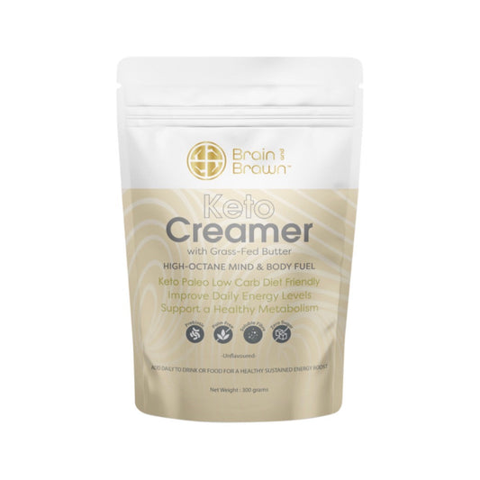 Brain Brawn Brain and Brawn Keto Creamer (with Grass-Fed Butter) Unflavoured 300g