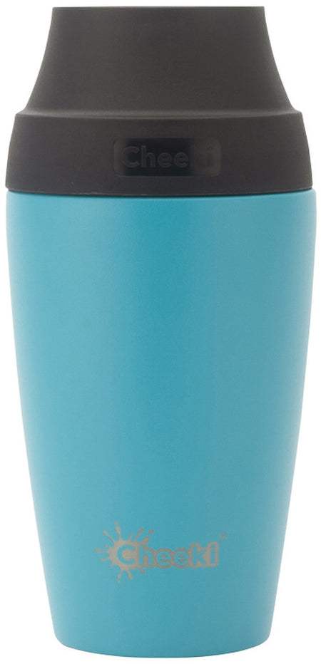 Cheeki Cheeki Insulated Coffee Mug Aqua 350ml