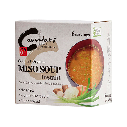 Carwari Carwari Organic Miso Soup Instant x 6 Serves (148.8g net)
