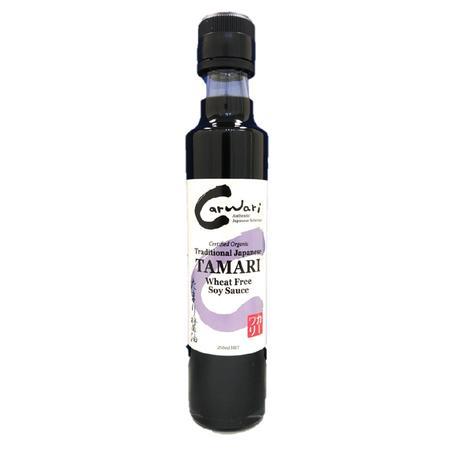 Carwari Carwari Organic Traditional Japanese Tamari (Wheat Free Soy Sauce) 250ml