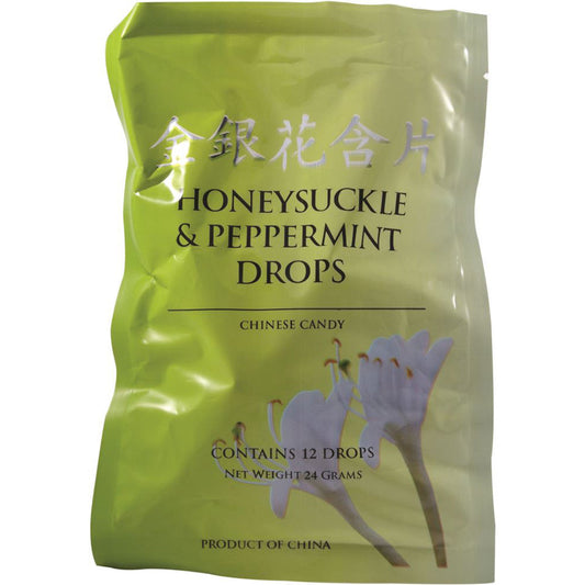 Cathay Herbal Retail Cathay Herbal Honeysuckle & Peppermint Drops x 12 Pack