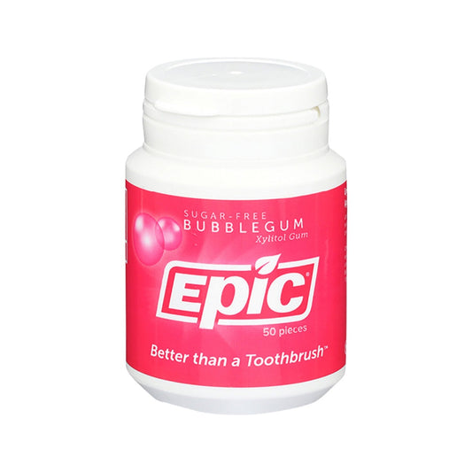 Epic Epic Xylitol (Sugar-Free) Gum Bubble Gum 50 Piece Tub