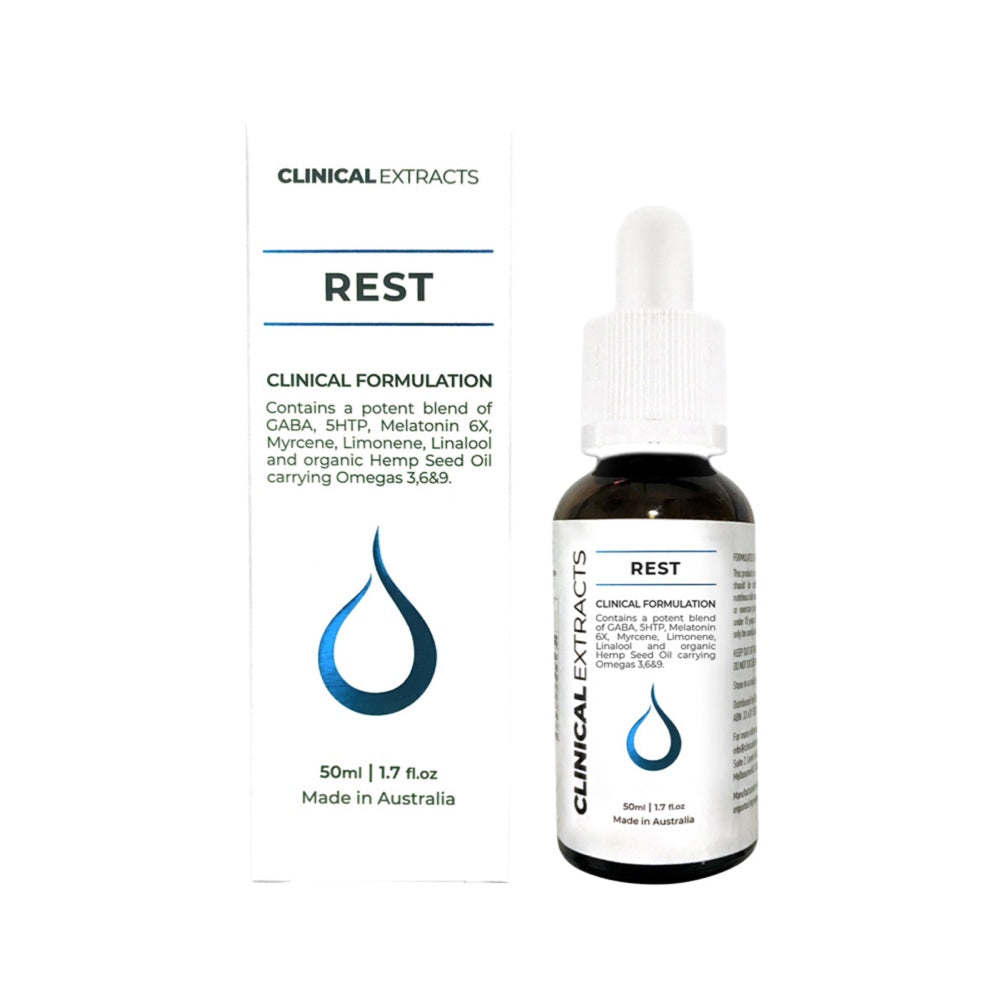 Clinical Extracts Clinical Extracts Clinical Formulation Rest 50ml SELL THROUGH