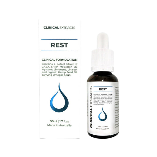 Clinical Extracts Clinical Extracts Clinical Formulation Rest 50ml SELL THROUGH