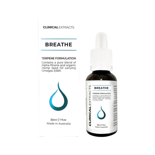 Clinical Extracts Clinical Extracts Terpene Formulation Breathe 30ml SELL THROUGH