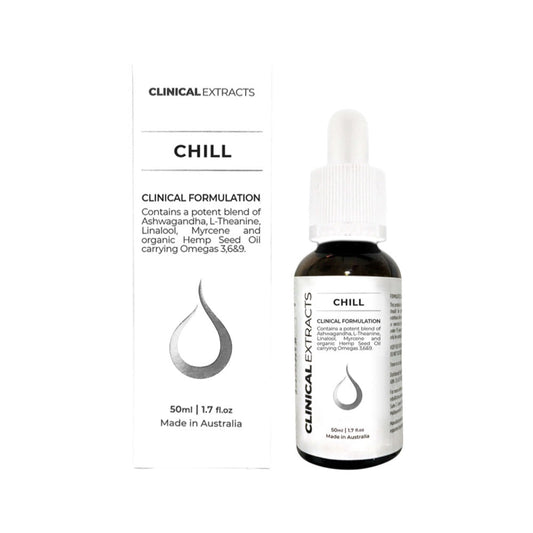 Clinical Extracts Clinical Extracts Clinical Formulation Chill 50ml SELL THROUGH