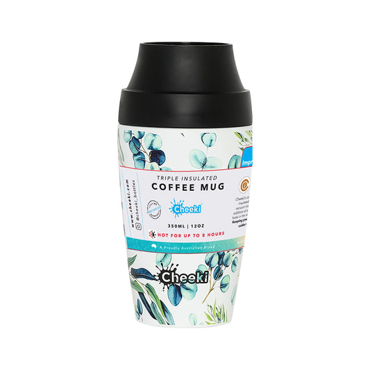 Cheeki Cheeki Insulated Coffee Mug 3D Watercolour 350ml