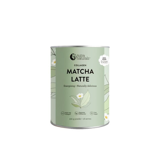 Nutra Naturals Nutra Organics Collagen Matcha Latte 100g
