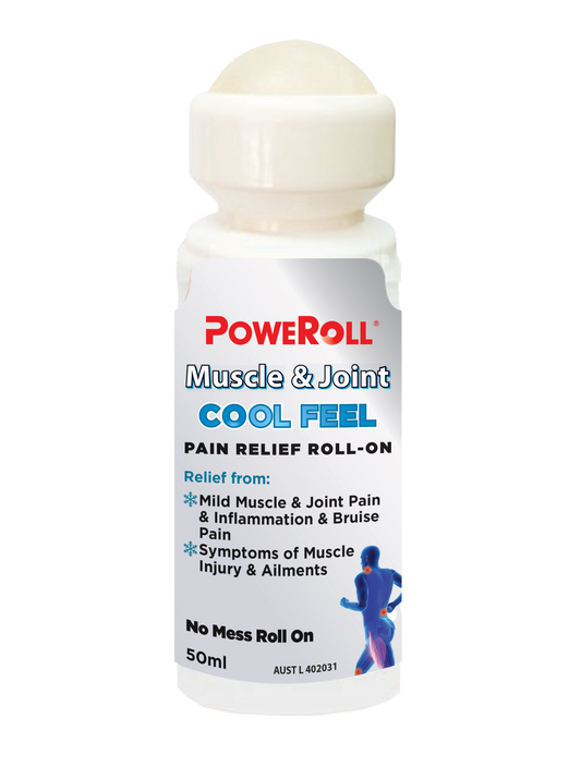 Poweroll PoweRoll Muscle & Joint Cool Feel Pain Relief Oil Roll-On 50ml