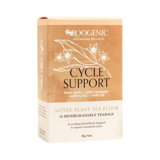 Roogenic ROOGENIC AUSTRALIAN CYCLE SUPPORT X 18 TEA BAGS