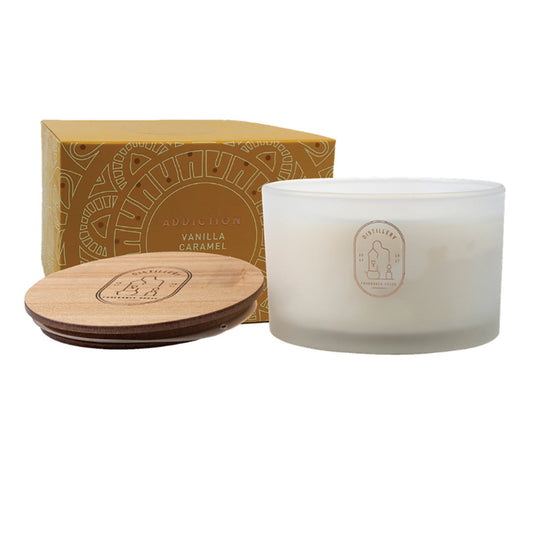 Distillery Distillery Fragrance House Soy Candle Addiction (Vanilla Caramel) 450g