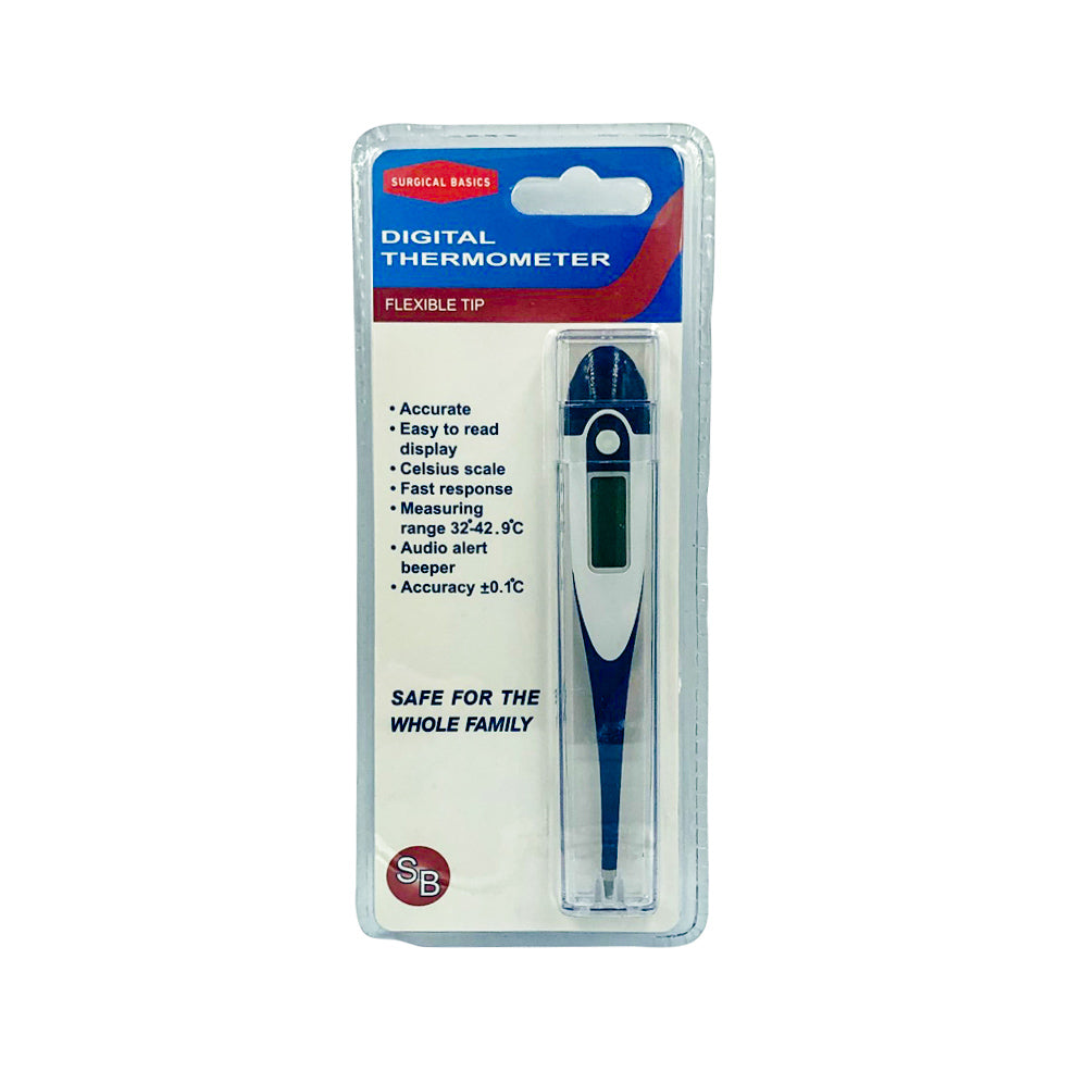 Surgical Basics Digital Thermometer (32 - 42 degrees) with Flexible Tip