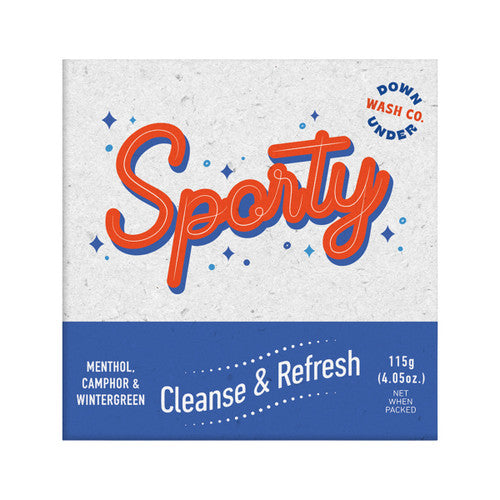 Downunder Wash Co Downunder Wash Co. Sporty Cleanse & Refresh Menthol Camphor & Wintergreen 115g