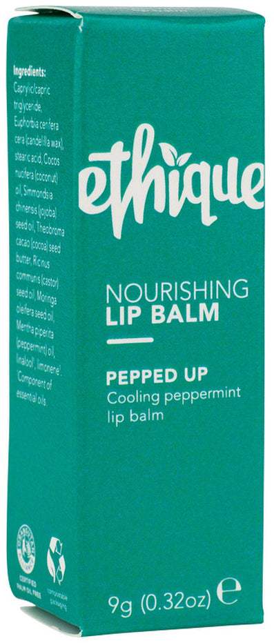 Ethique Ethique Lip Balm Nourishing Pepped Up Cooling Peppermint 9g  SELL THROUGH