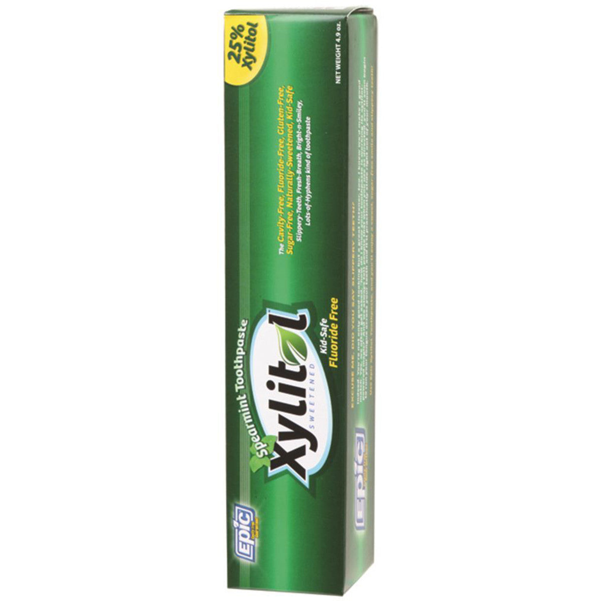 Epic Epic Spearmint Toothpaste with Xylitol (Fluoride Free) 4.9oz