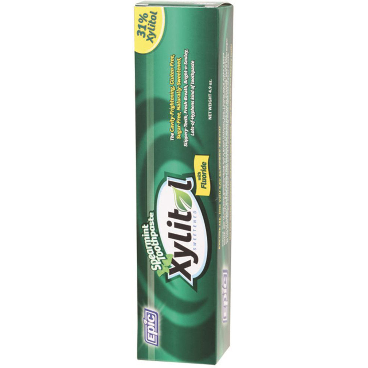 Epic Epic Spearmint Toothpaste with Xylitol (with Fluoride) 4.9oz