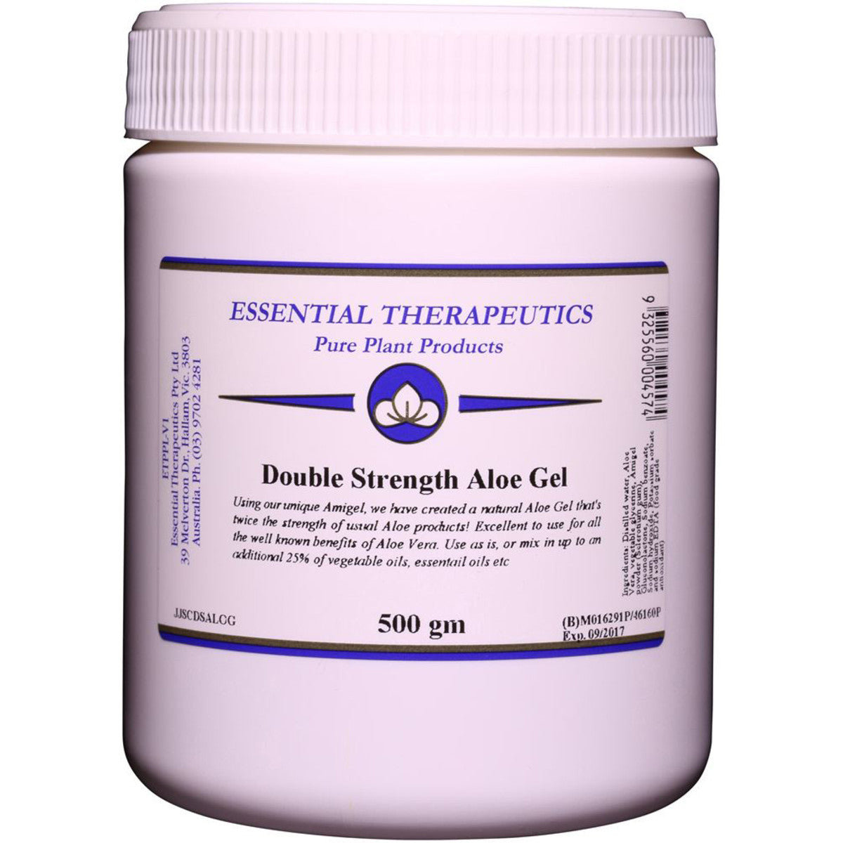 Essential Therapeutics Essential Therapeutics Aloe Gel Double Strength 500g