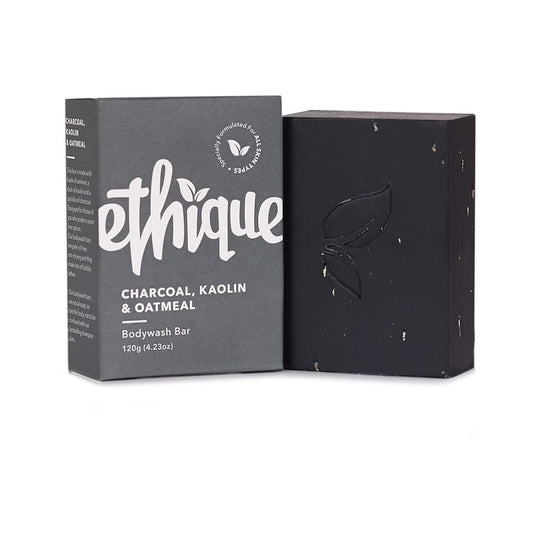 Ethique Bar Soap Charcoal Kaolin & Oatmeal Unscented 120g  SELL THROUGH