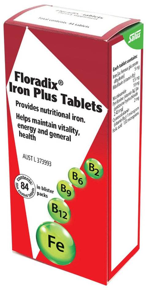 Floradix Floradix (by Salus) Iron Plus Tablets 84t