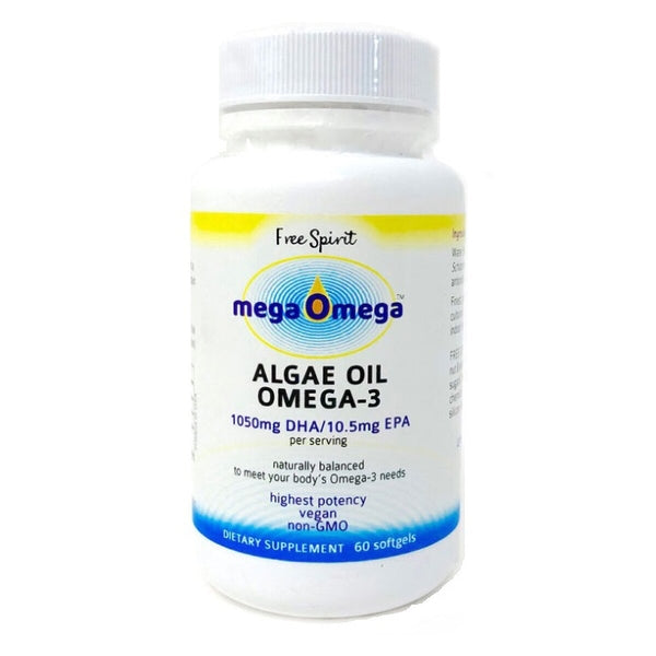 Free Spirit MegaOmega Algae Oil Omega-3 60 caps