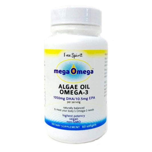 Free Spirit MegaOmega Algae Oil Omega-3 60 caps
