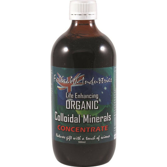 Fulhealth Industries Retail Fulhealth Industries Life Enhancing Organic Colloid Minerals Concentrate 500ml