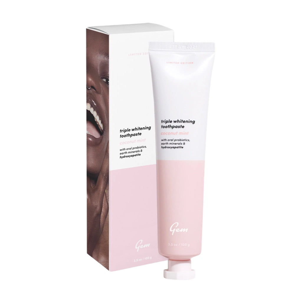Gem Gem Triple Whitening Toothpaste Coconut Mint 100g
