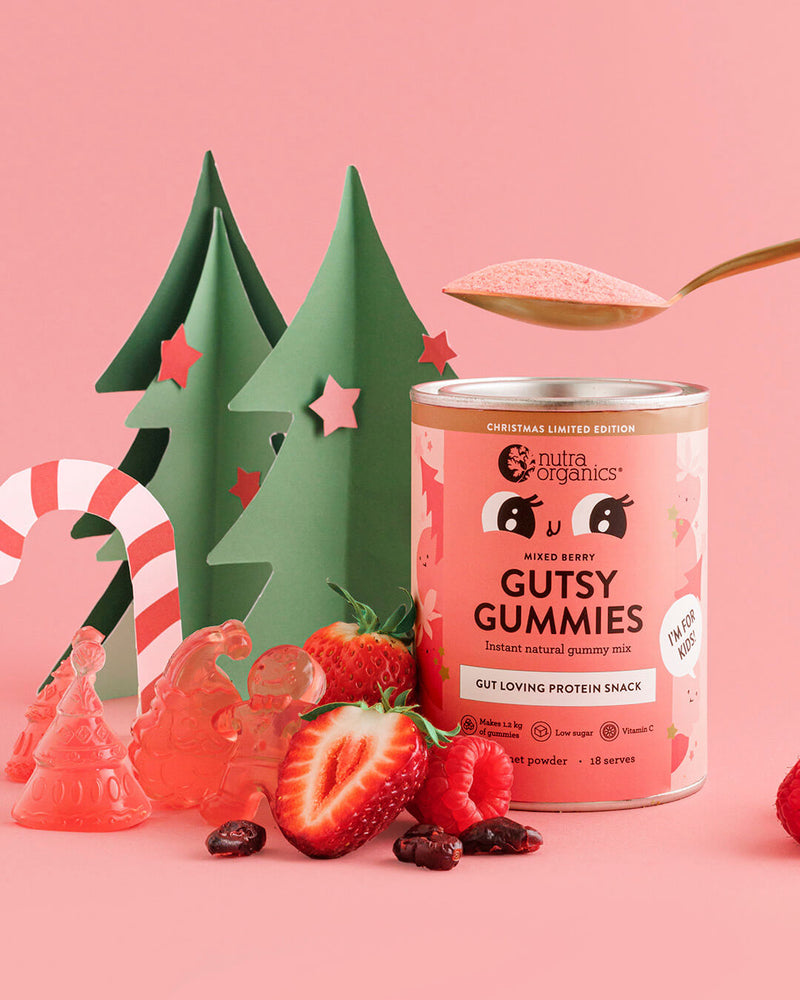 Nutra Naturals NUTRA ORGANICS GUTSY GUMMIES MIXED BERRY 150G