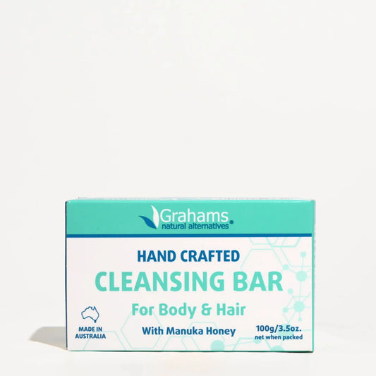 Grahams Grahams Natural Cleansing Bar For Body & Hair with Manuka Honey 100g