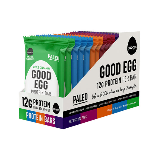 Googys Googys Good Egg Protein Bar Mixed 55g x 12 Display