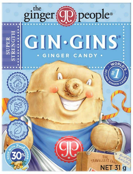 Ginger People The Ginger People Gin Gins Ginger Candy Super Strength 31g