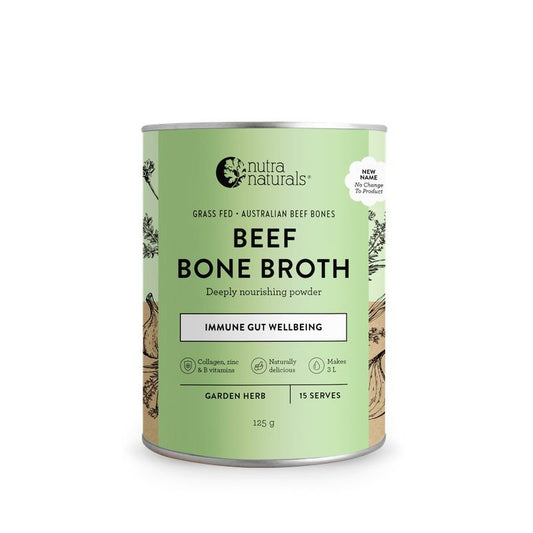Nutra Naturals Nutra Organics Bone Broth Beef Garden Herb 125g