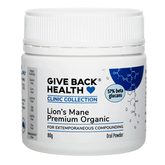 Give Back Health Clinic Lion's Mane Premium Organic