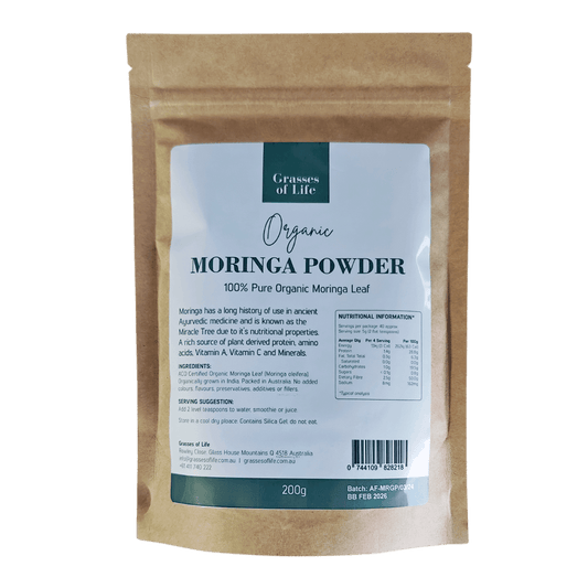 Grasses of Life Organic Moringa Powder