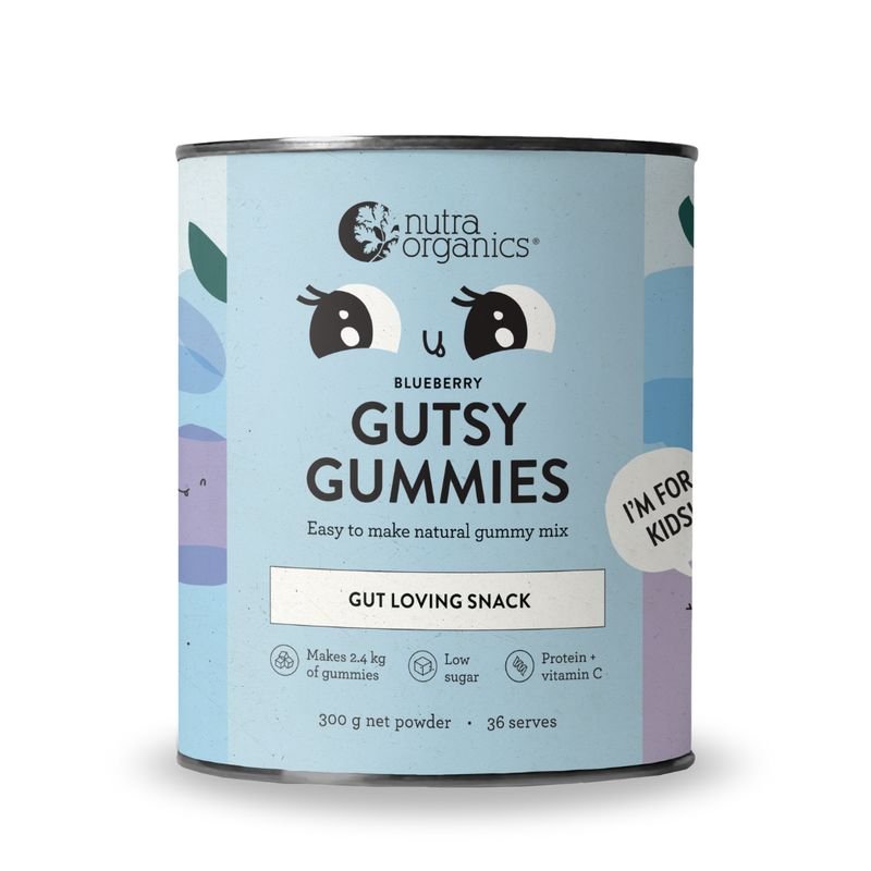 Nutra Naturals Nutra Organics Gutsy Gummies Blueberry 300g