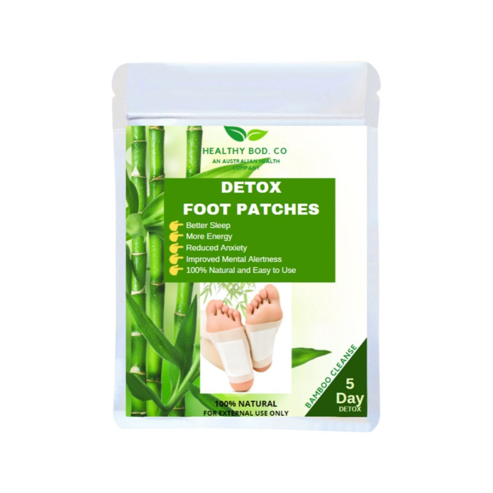 Healthy Bod Co Healthy Bod. Co Detox Foot Patches Bamboo x 10 Patches (5 Pairs for 5 Day Detox)