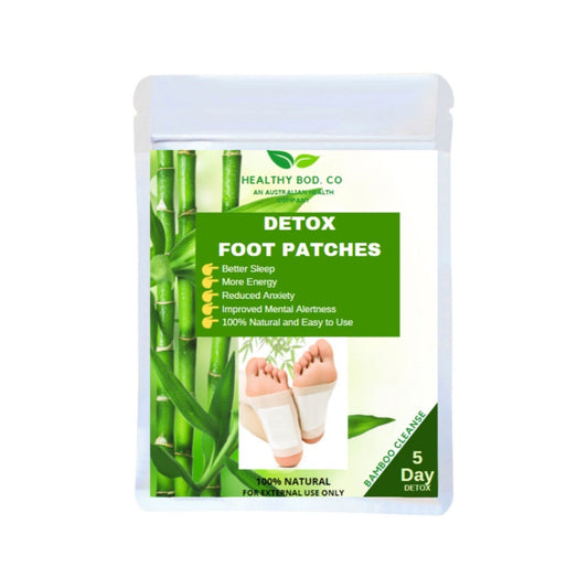 Healthy Bod Co Healthy Bod. Co Detox Foot Patches Bamboo x 10 Patches (5 Pairs for 5 Day Detox)