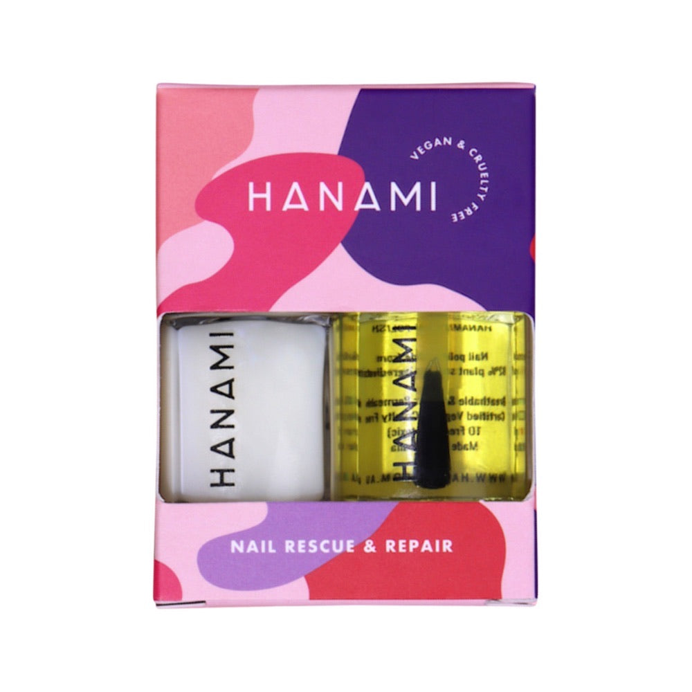 Hanami Hanami Nail Polish Collection Treatment Rescue & Repair 15ml x 2 Pack