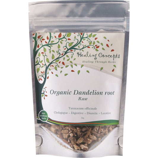 Healing Concepts Teas Healing Concepts Organic Dandelion Root Raw 50g