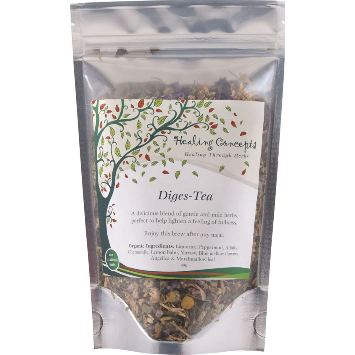 Healing Concepts Teas Healing Concepts Organic Blend Diges-Tea 40g