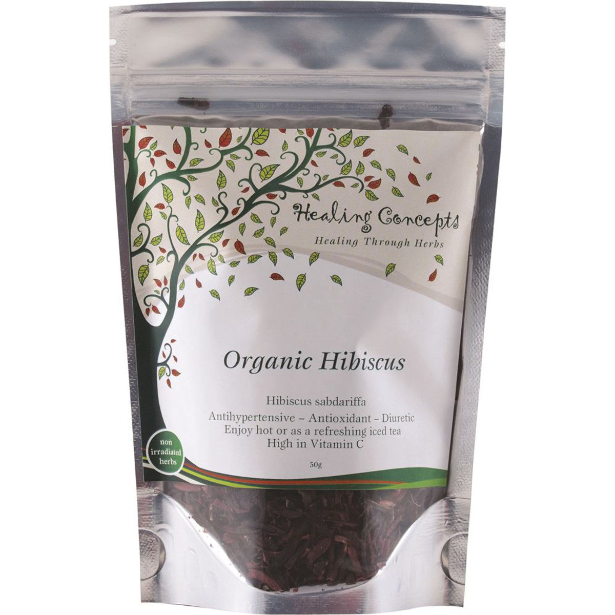 Healing Concepts Teas Healing Concepts Organic Hibiscus 50g