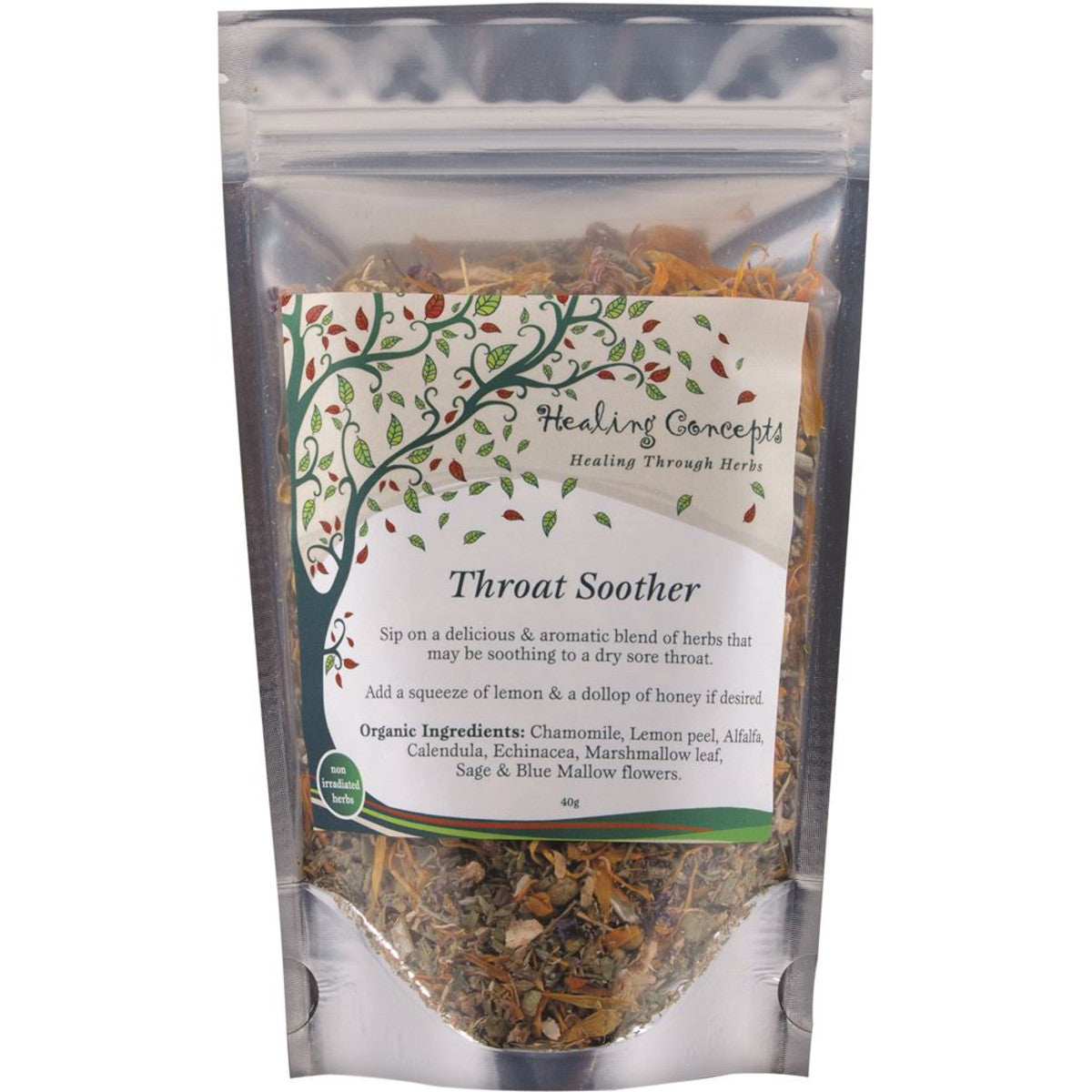 Healing Concepts Teas Healing Concepts Organic Blend Throat Soother 40g