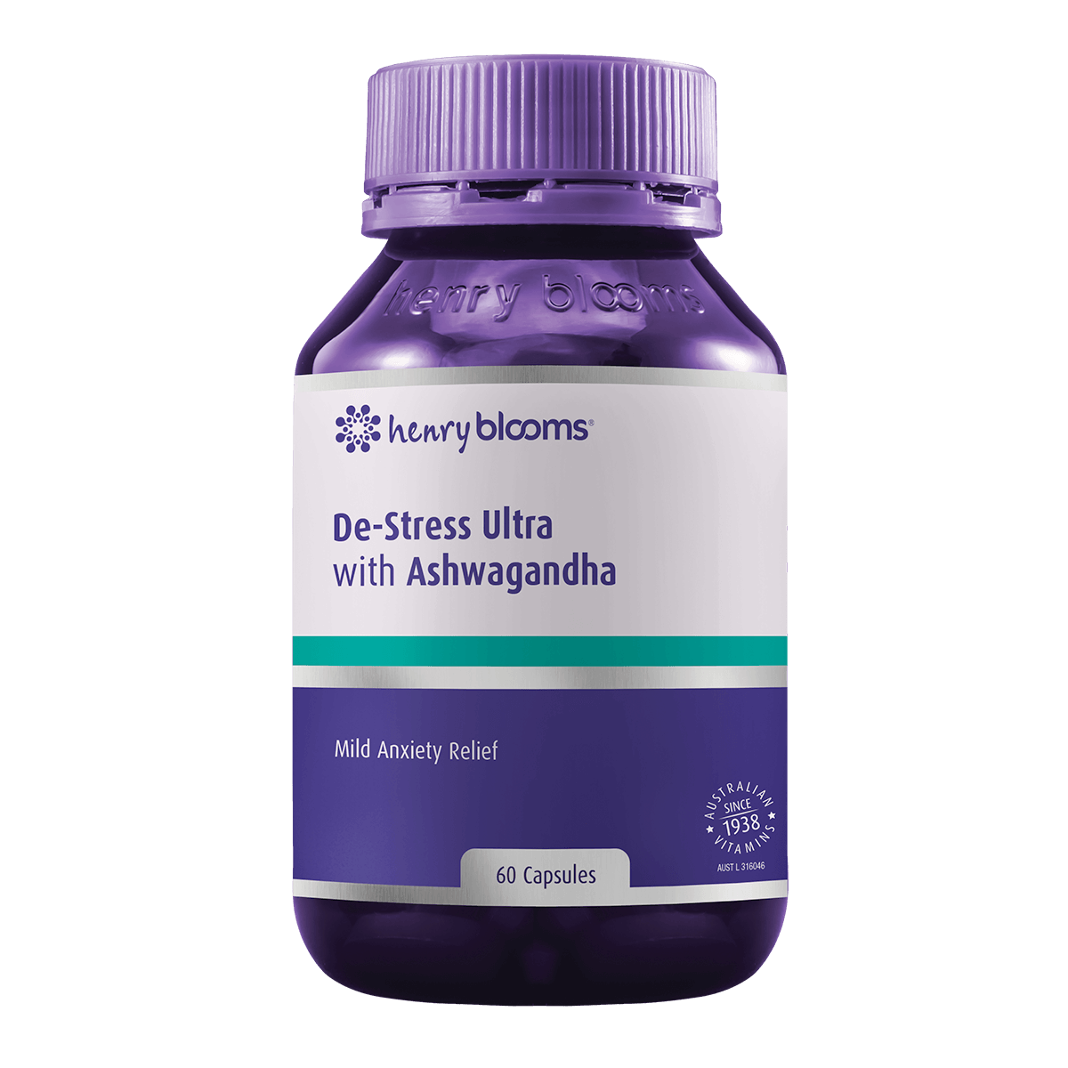 Henry Blooms De-Stress Ultra With Ashwagandha