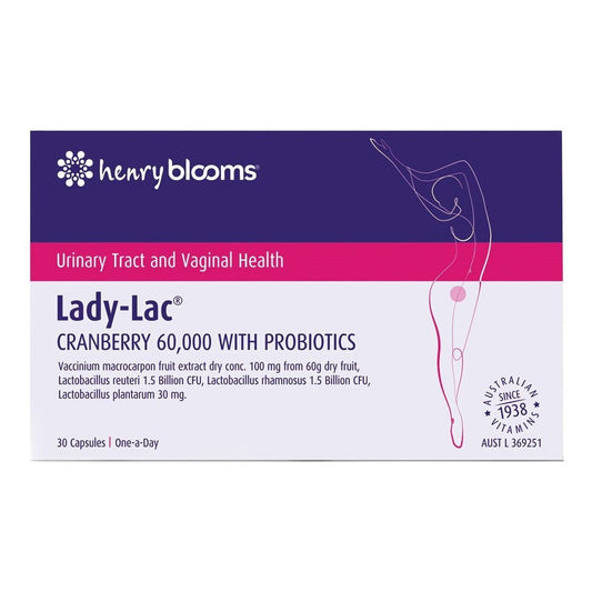 Henry Blooms Lady-Lac Cranberry 60,000 With Probiotics