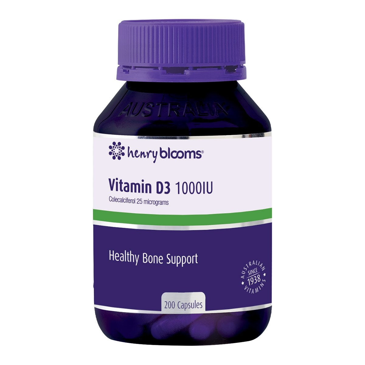 Henry Blooms Vitamin D3 1000IU