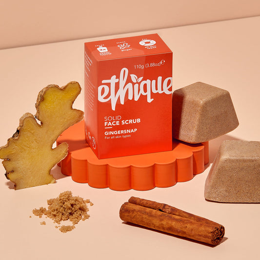 Ethique Bar Face Scrub Solid Gingersnap (For All Skin Types) 110g  SELL THROUGH